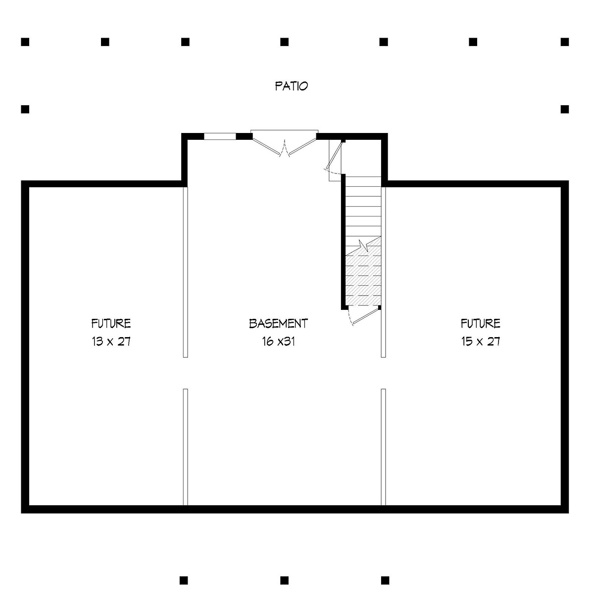 House Plan 80921 Lower Level