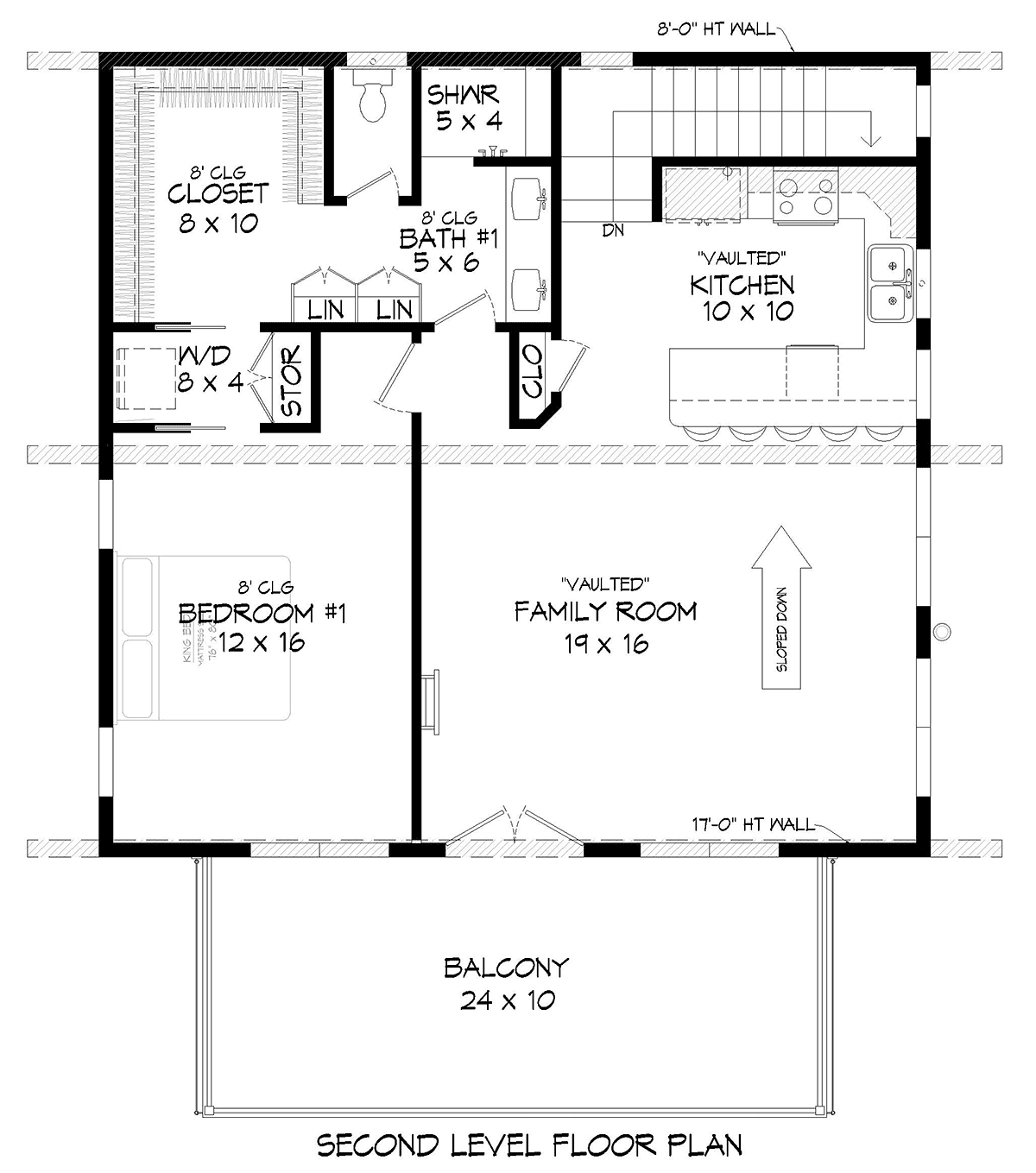 House Plan 80925 Level Two