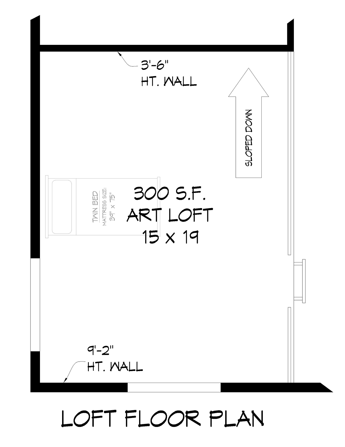 Garage-Living Plan 80929 Level Three