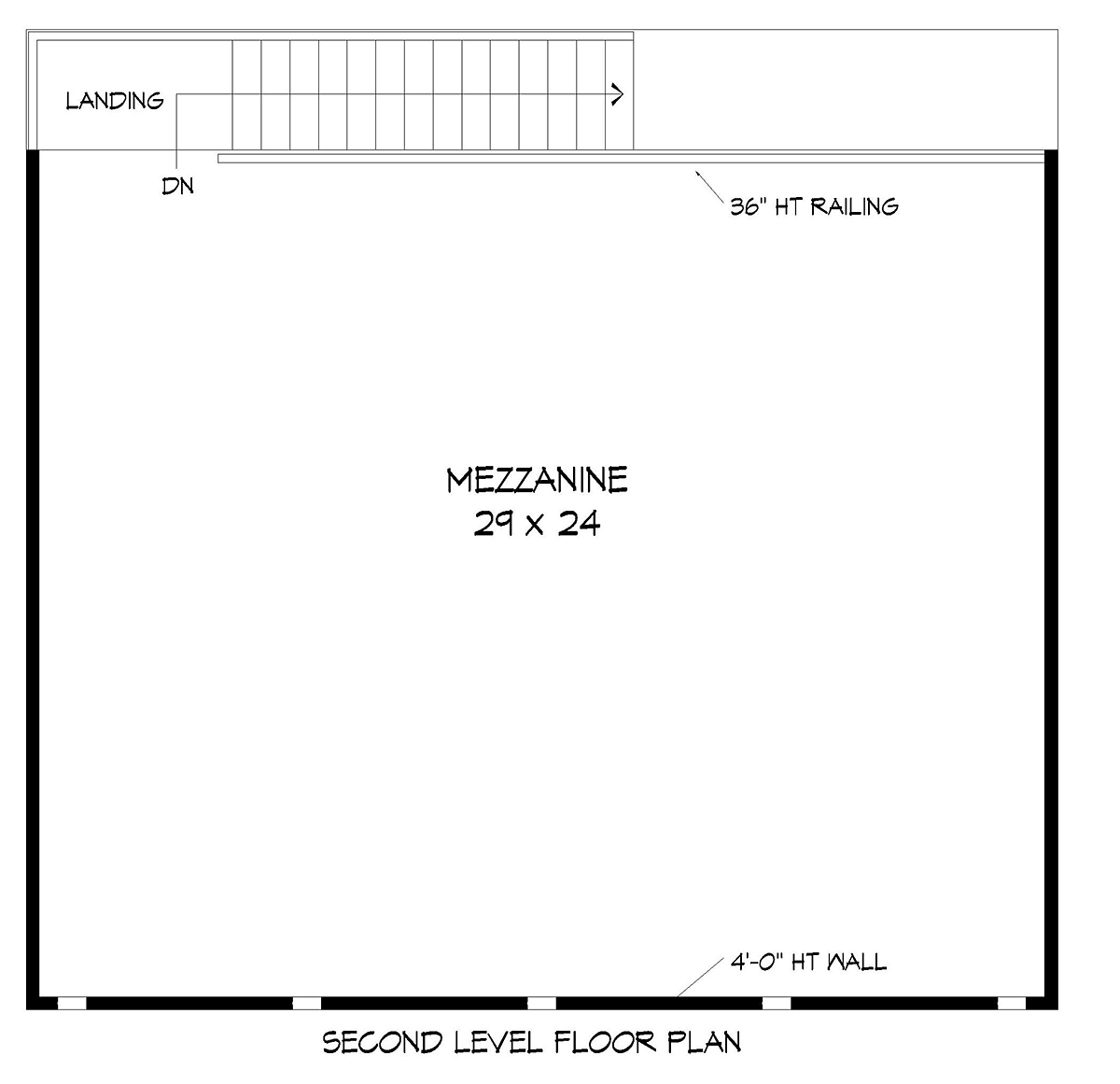 Garage Plan 80970 - 3 Car Garage Level Two