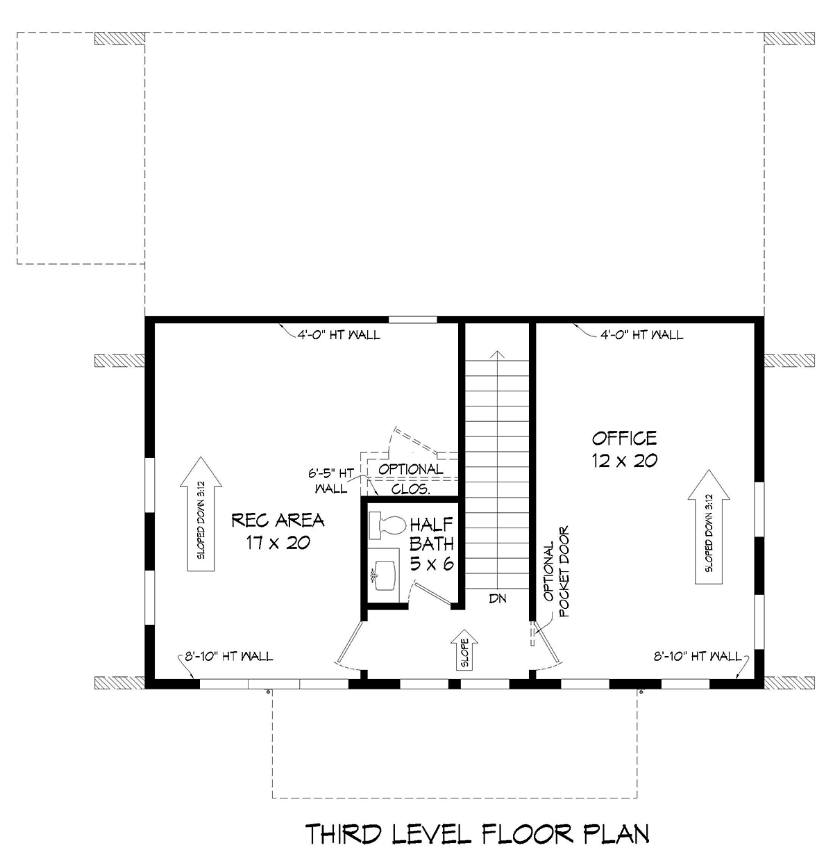 House Plan 80980 Level Three
