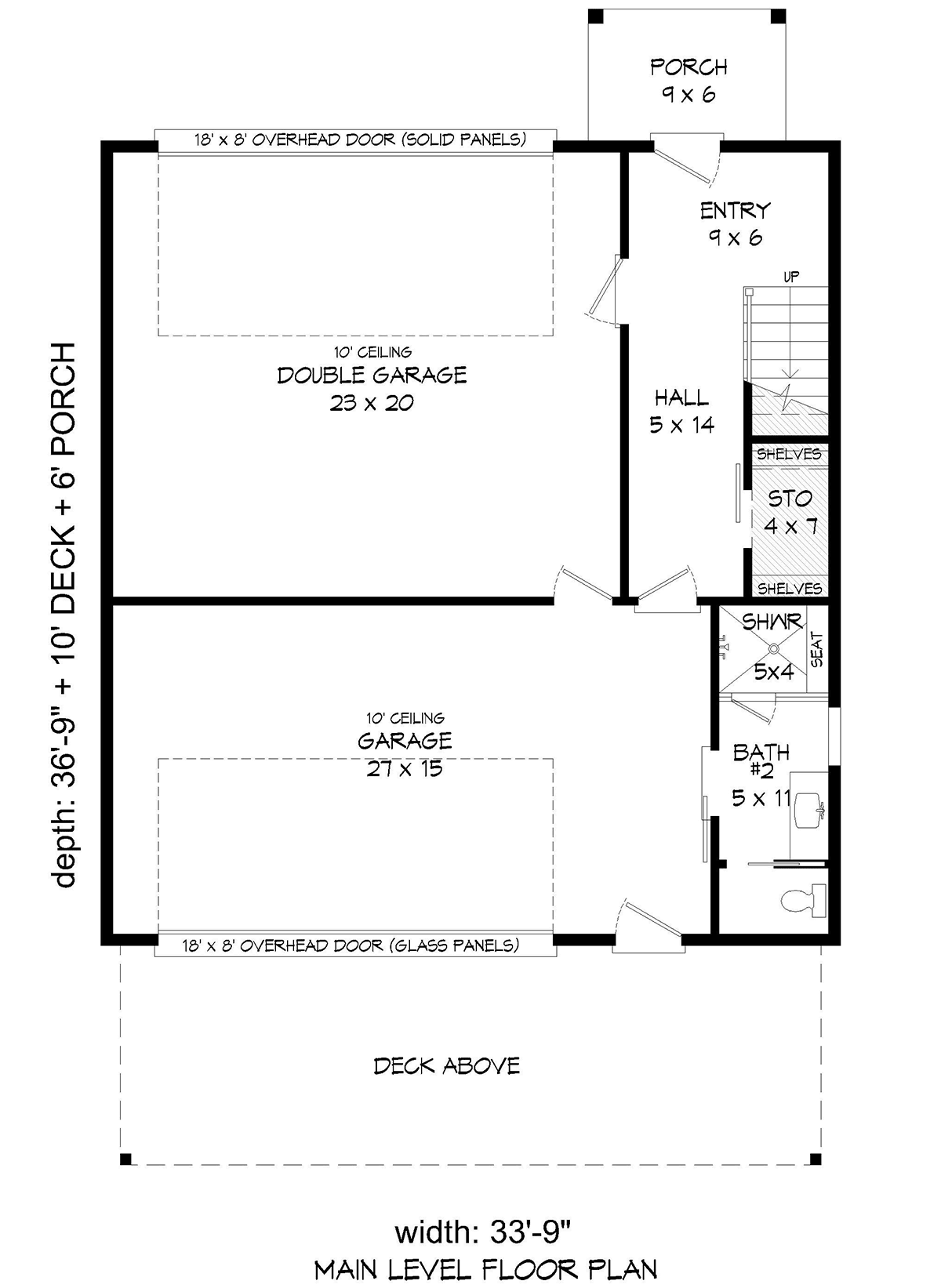 Coastal, Contemporary, Modern House Plan 80983 with 1 Bed, 2 Bath, 3 Car Garage Level One