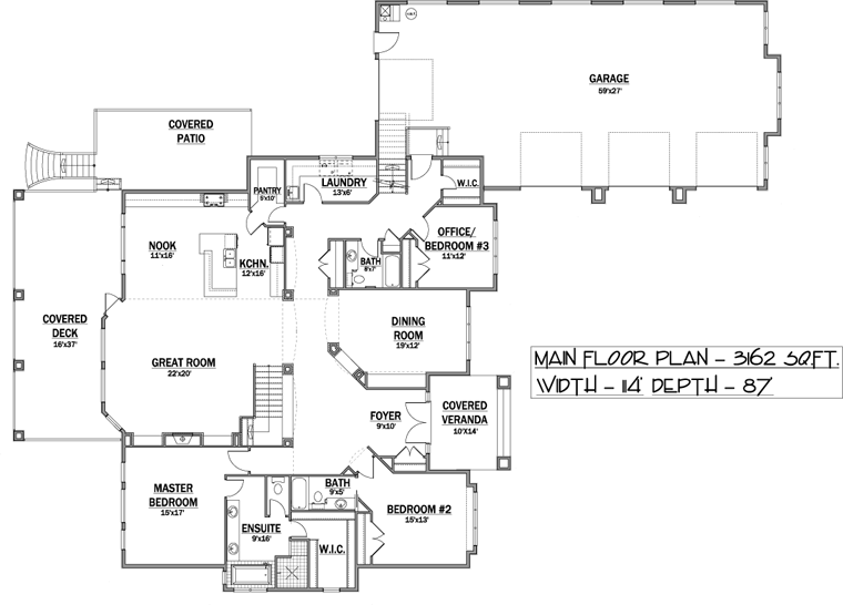 Plan 81162 | European Style with 4 Bed, 6 Bath, 3 Car Garage