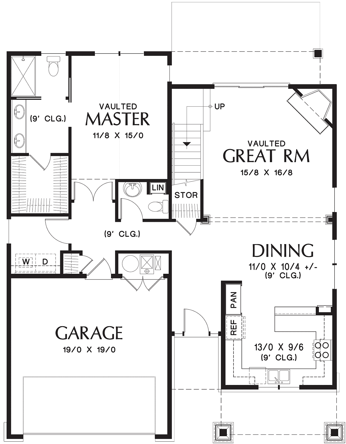 House Plan 81248 Level One