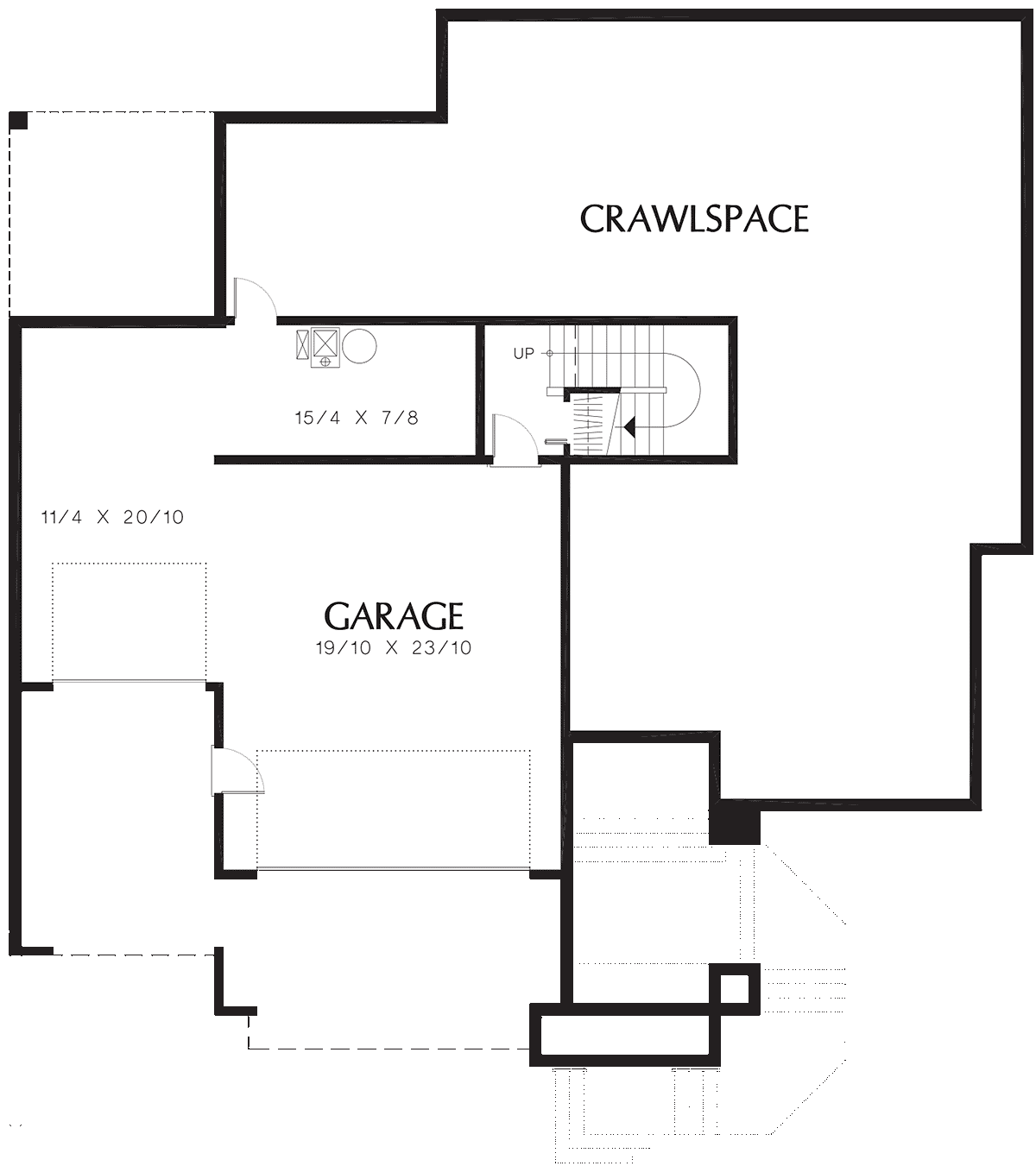House Plan 81264 Lower Level