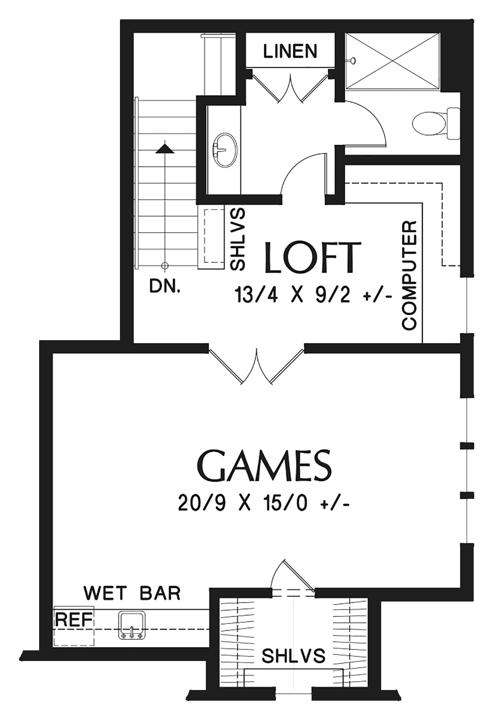 House Plan 81273 Level Two