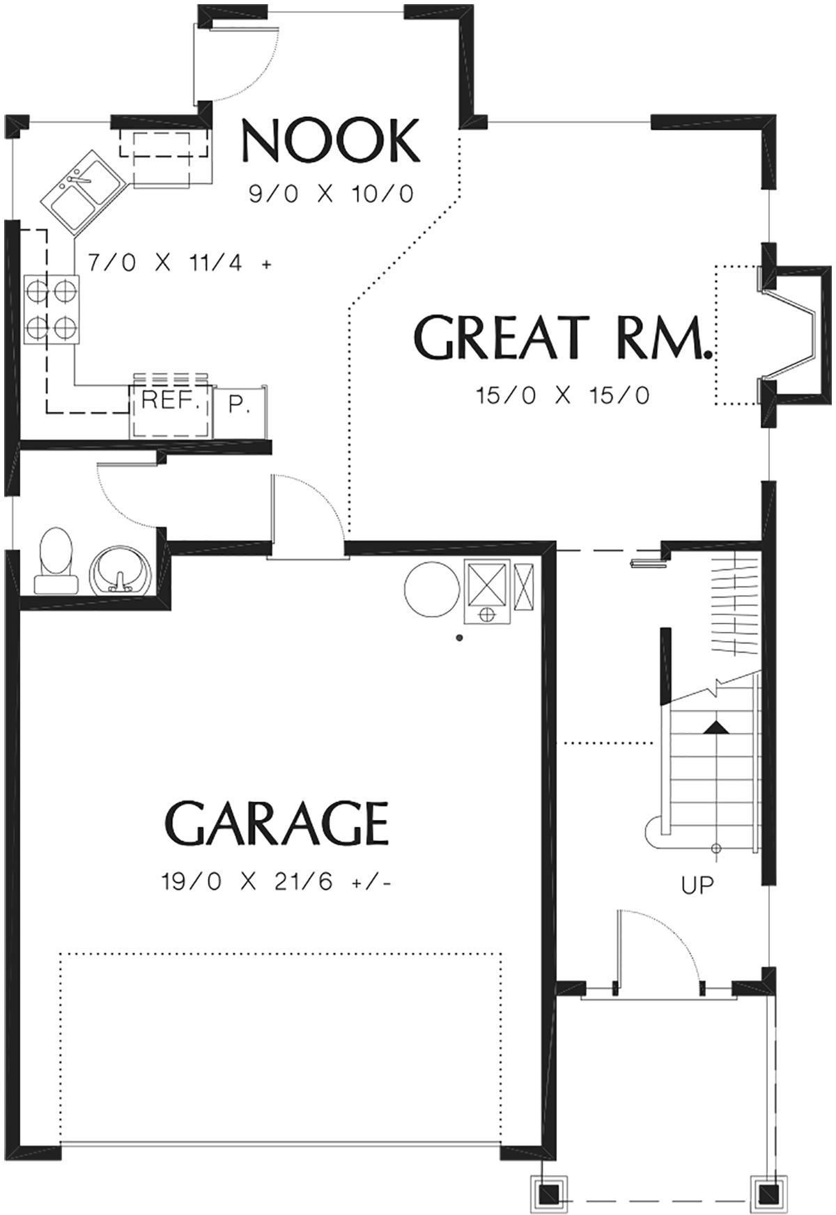 House Plan 81281 Level One