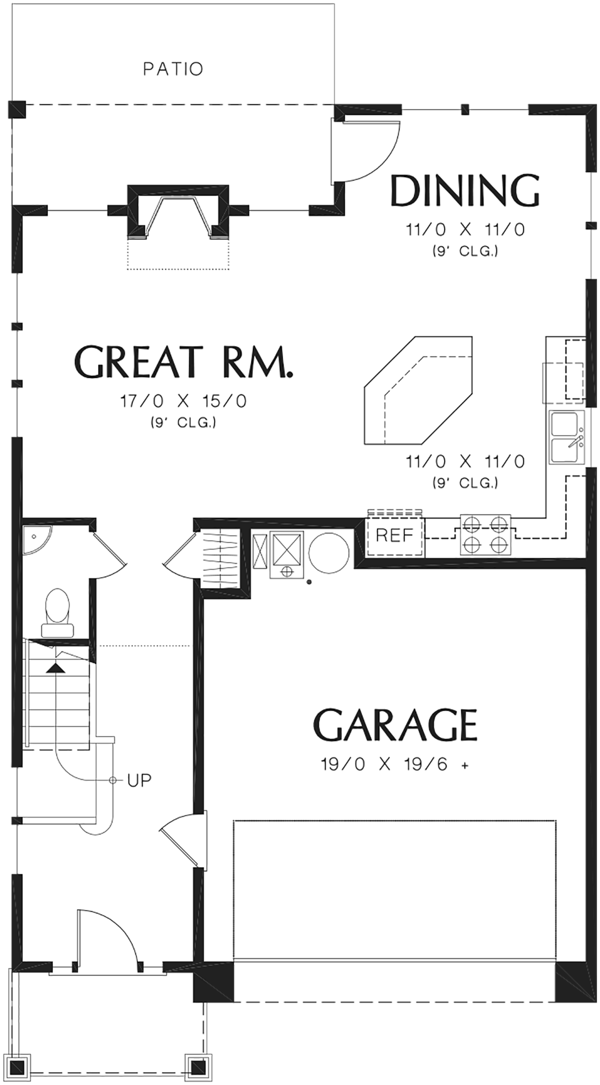 House Plan 81284 Level One