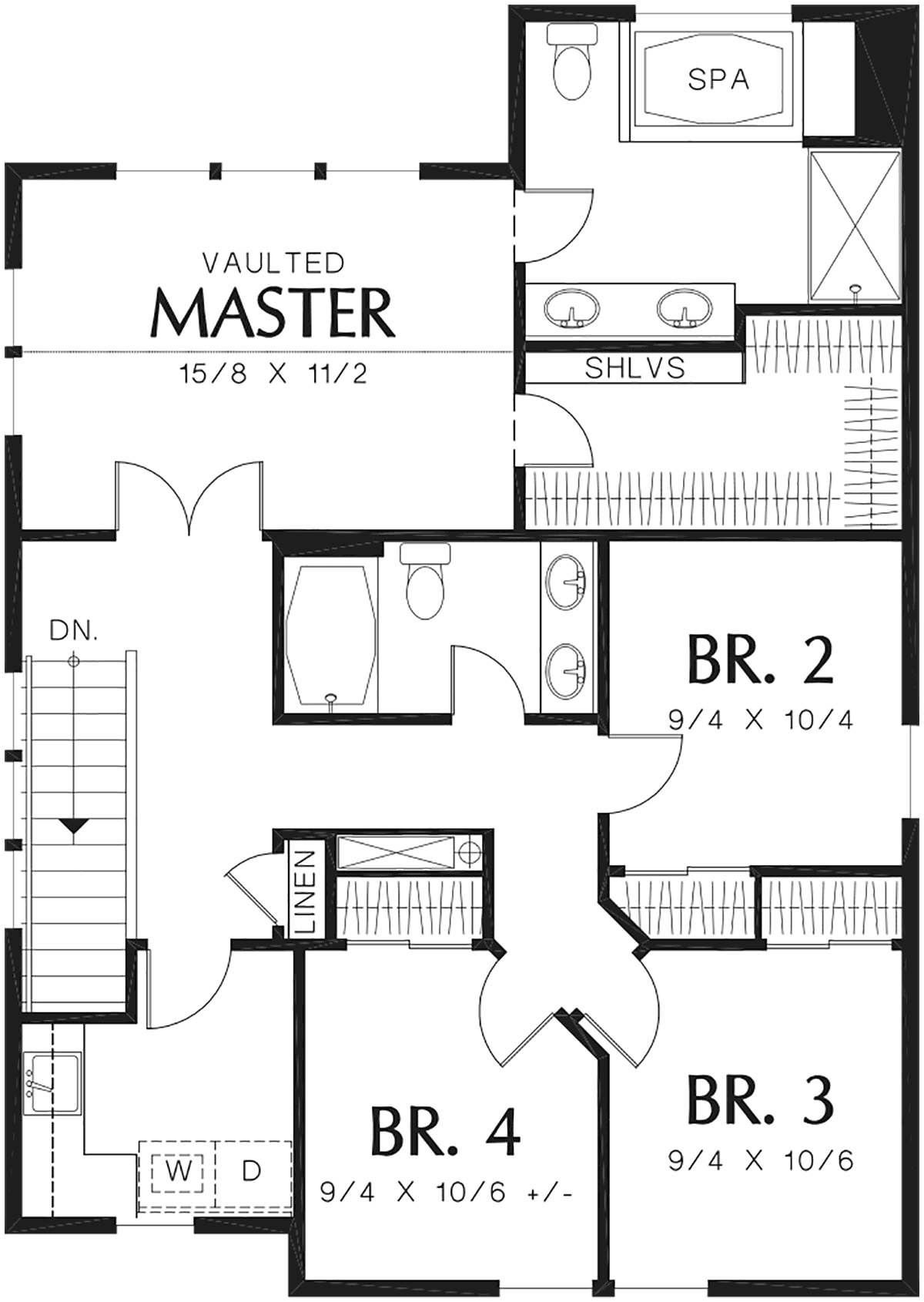 House Plan 81284 Level Two