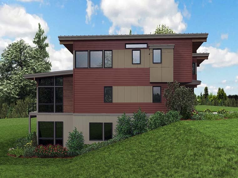 Contemporary, Modern Plan with 3026 Sq. Ft., 4 Bedrooms, 4 Bathrooms, 2 Car Garage Picture 6
