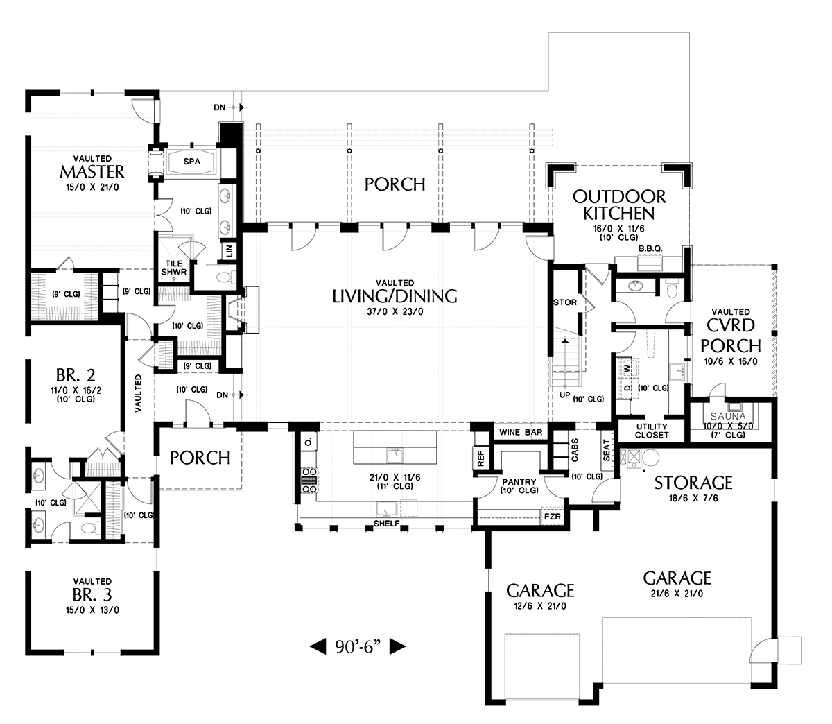 House Plan 81304 Level One