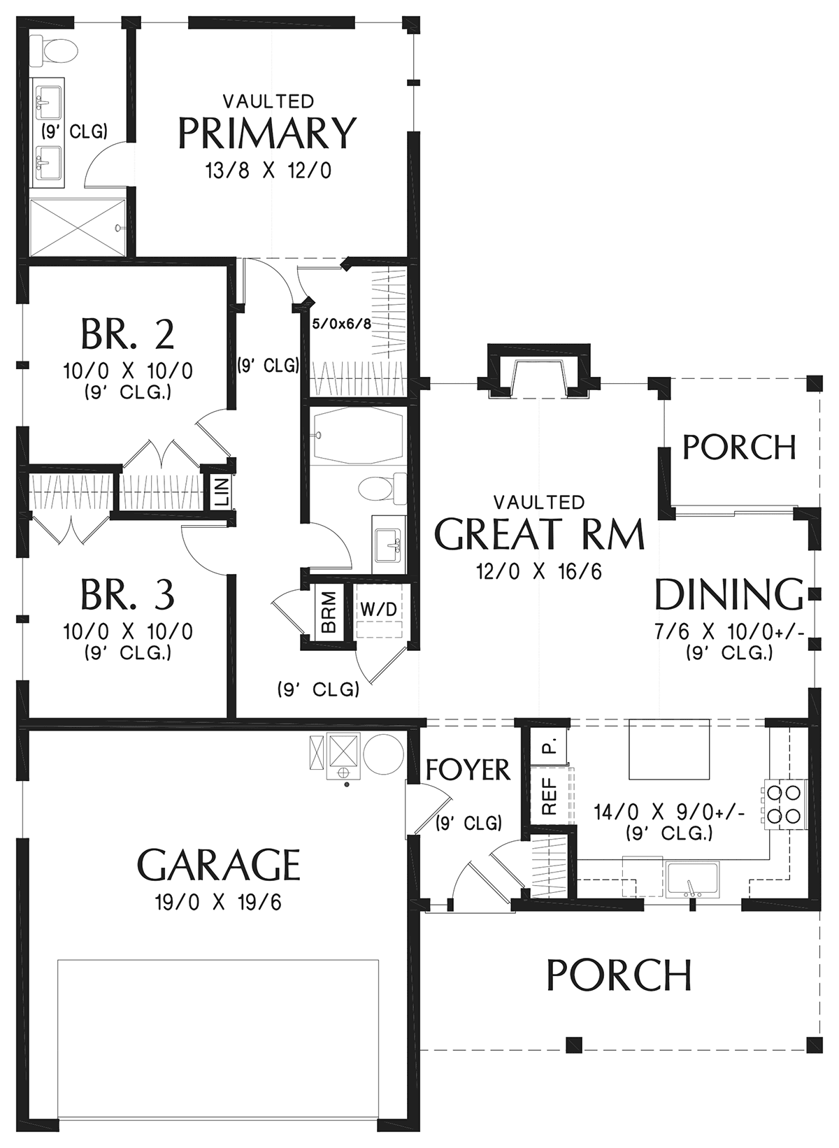House Plan 81310 Level One