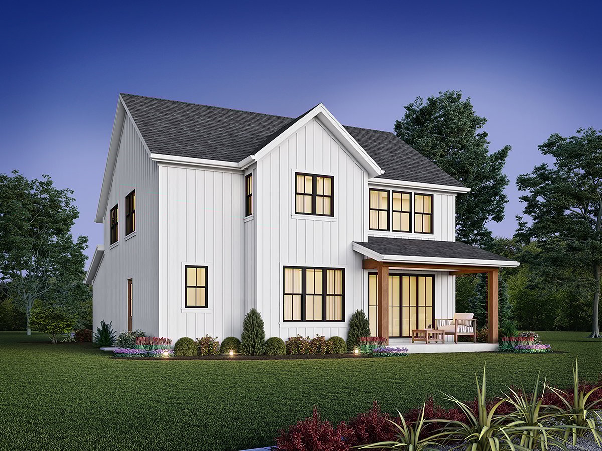 House Plan 81315 Rear Elevation