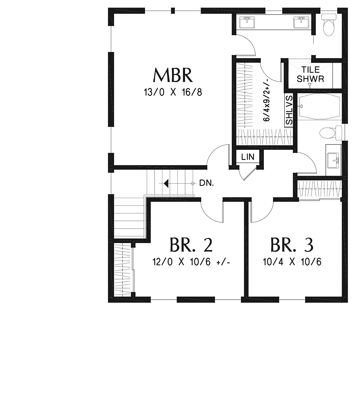 House Plan 81335 Level Two