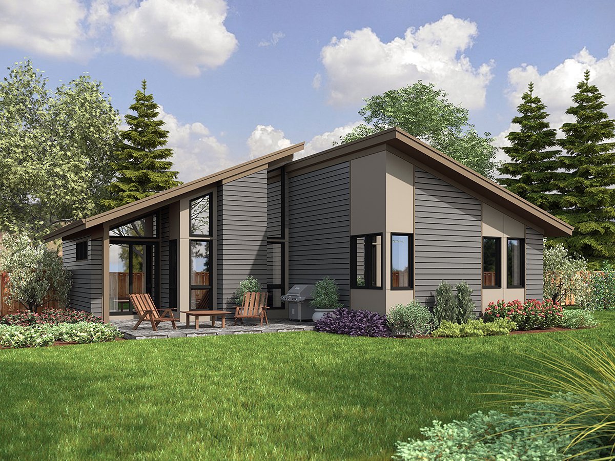 House Plan 81337 Rear Elevation