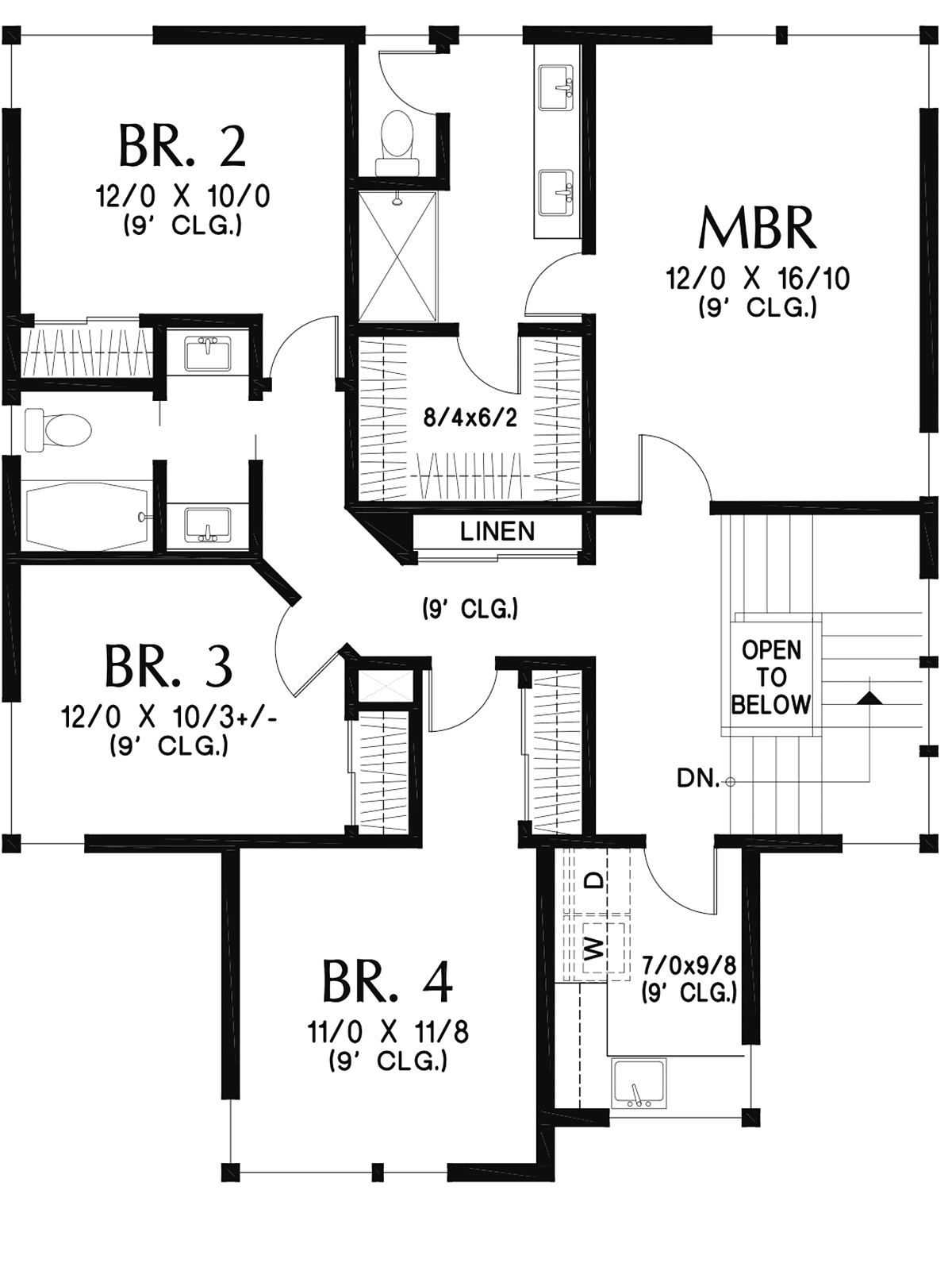 House Plan 81340 Level Two