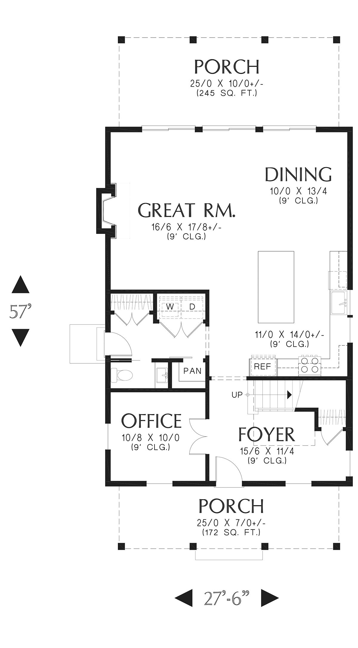 Cottage, Farmhouse House Plan 81341 with 3 Bed, 3 Bath Level One