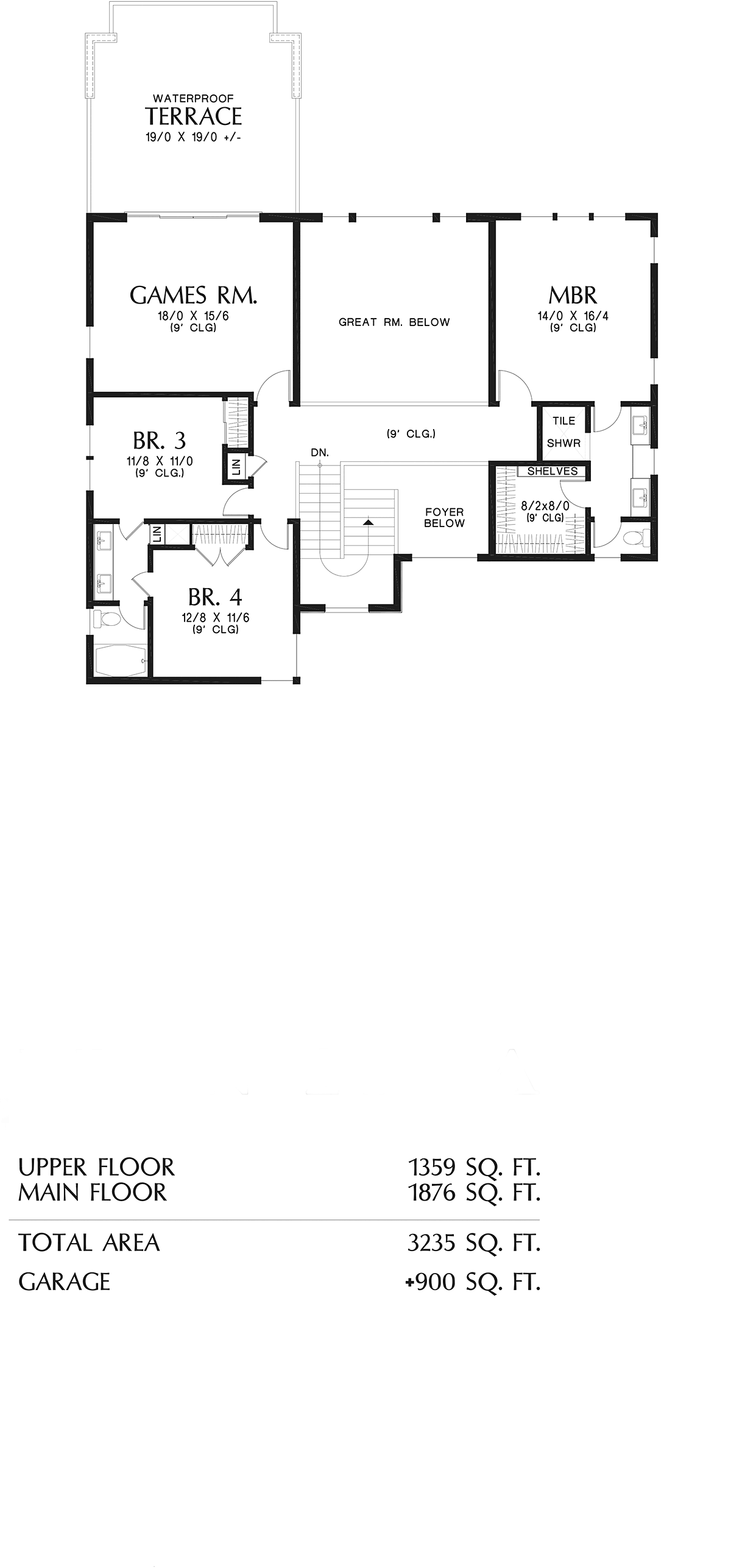 House Plan 81352 Level Two