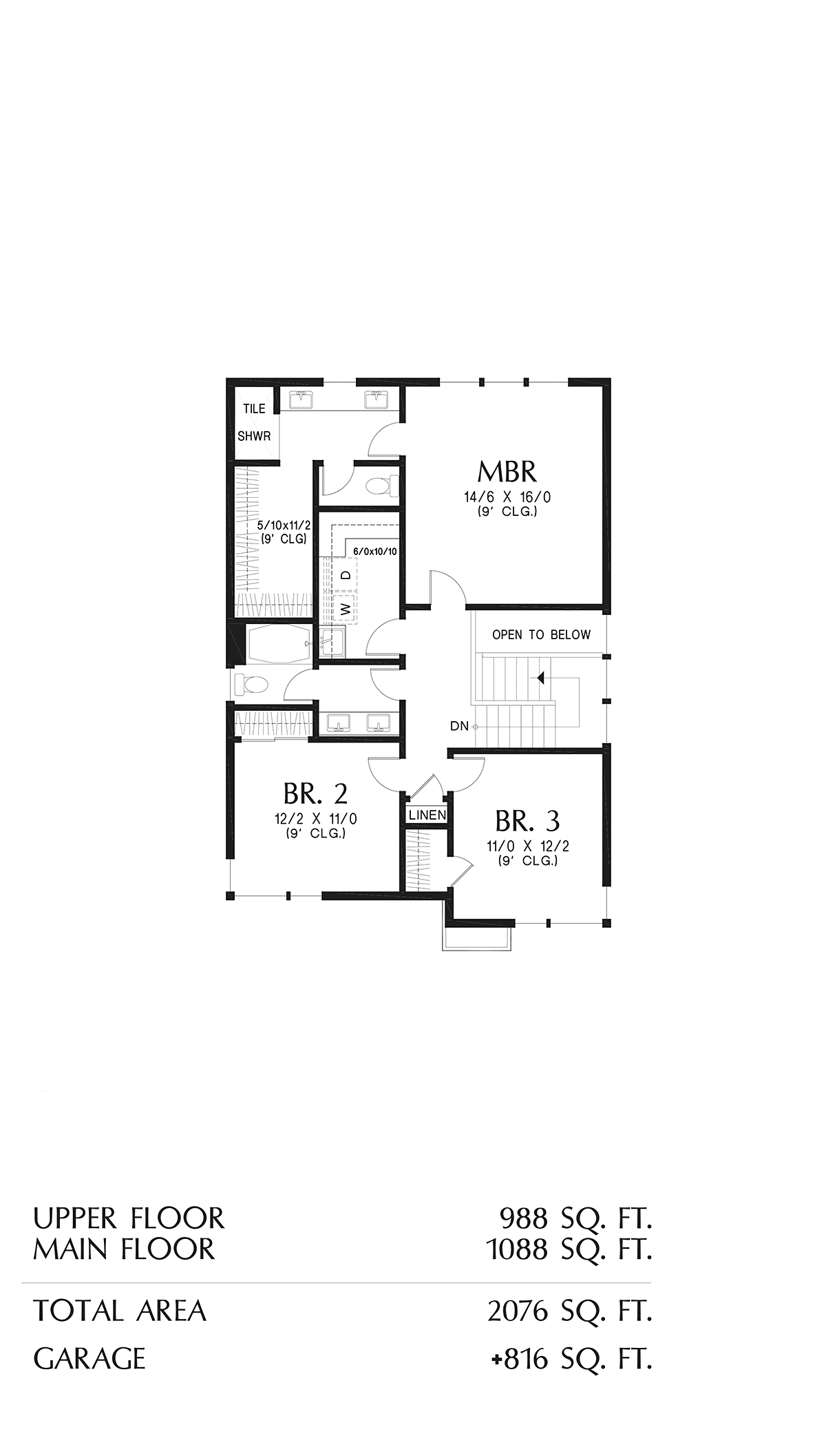 House Plan 81358 Level Two