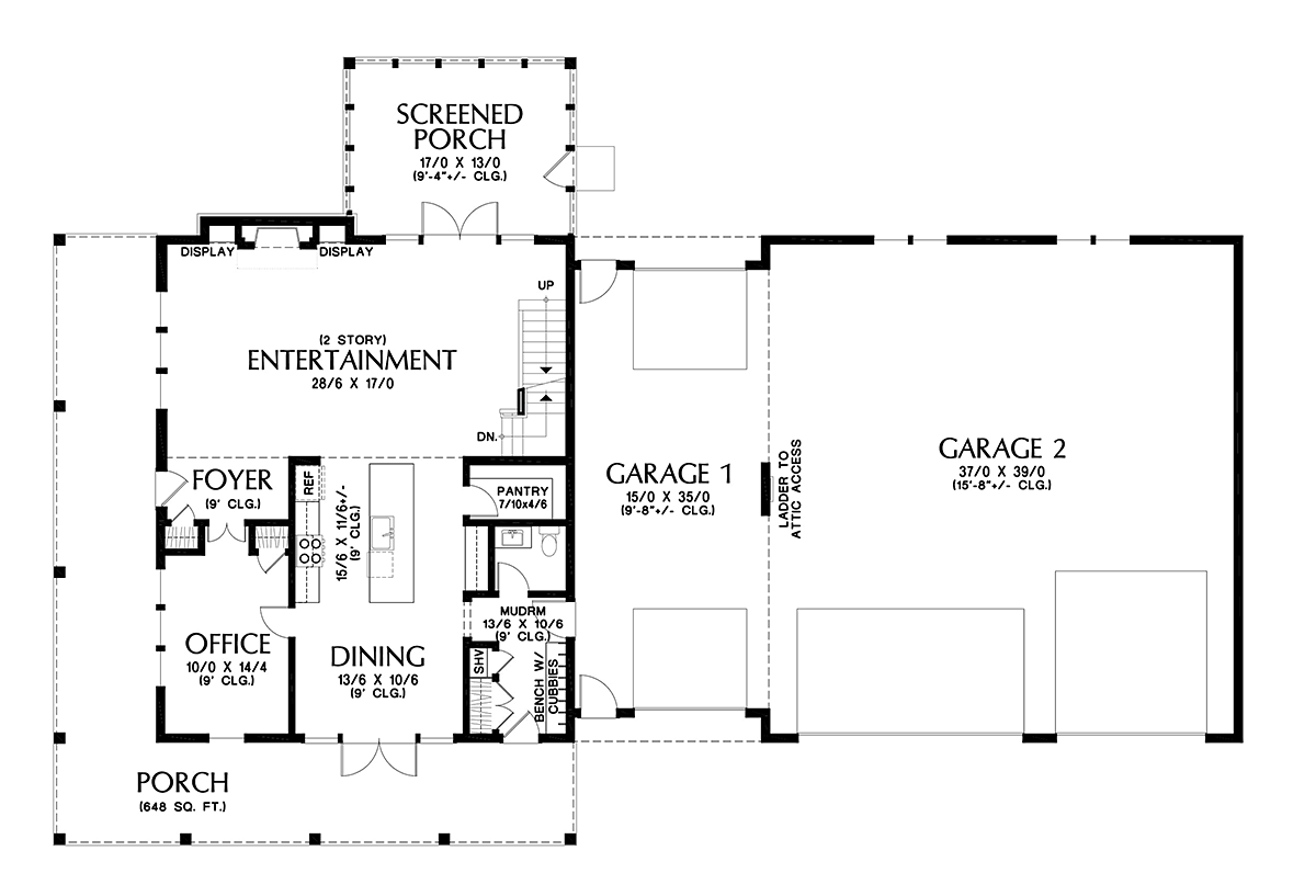 House Plan 81391 Alternate Level One