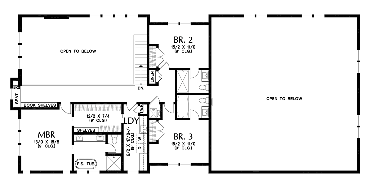 House Plan 81391 Level Two