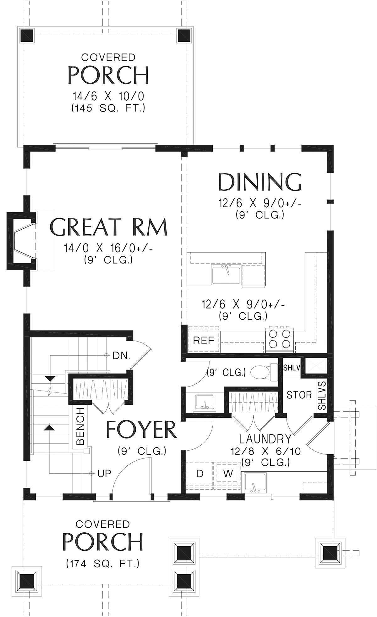 House Plan 81392 Alternate Level One