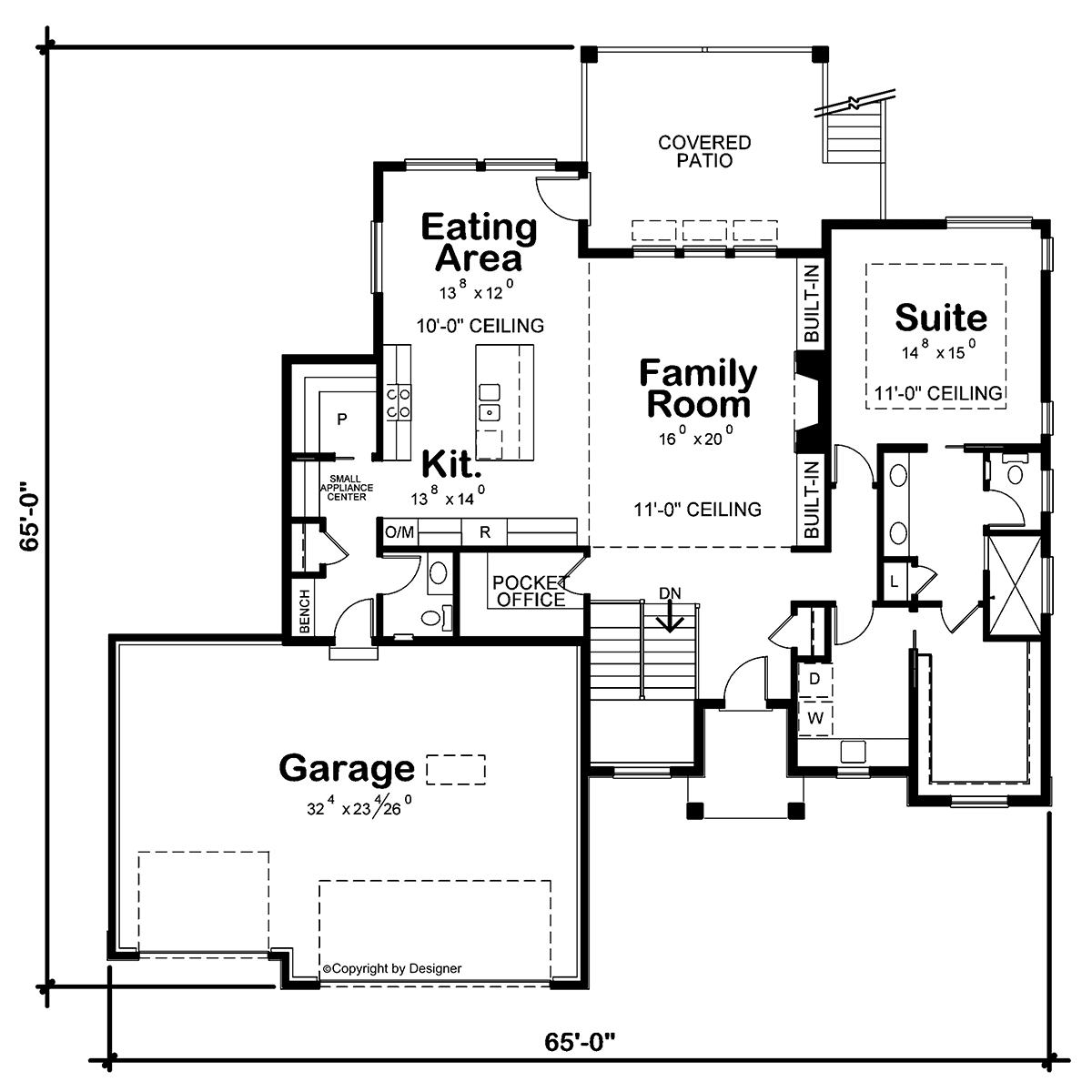 Plan 81406 | Modern Style with 3 Bed, 3 Bath, 3 Car Garage