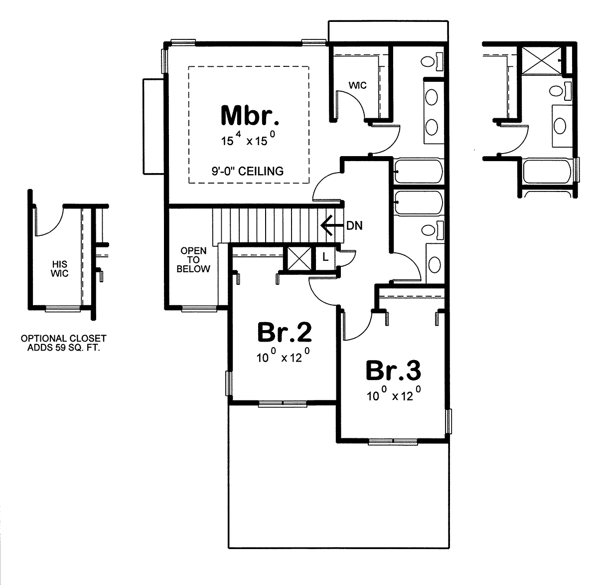 House Plan 81456 Level Two