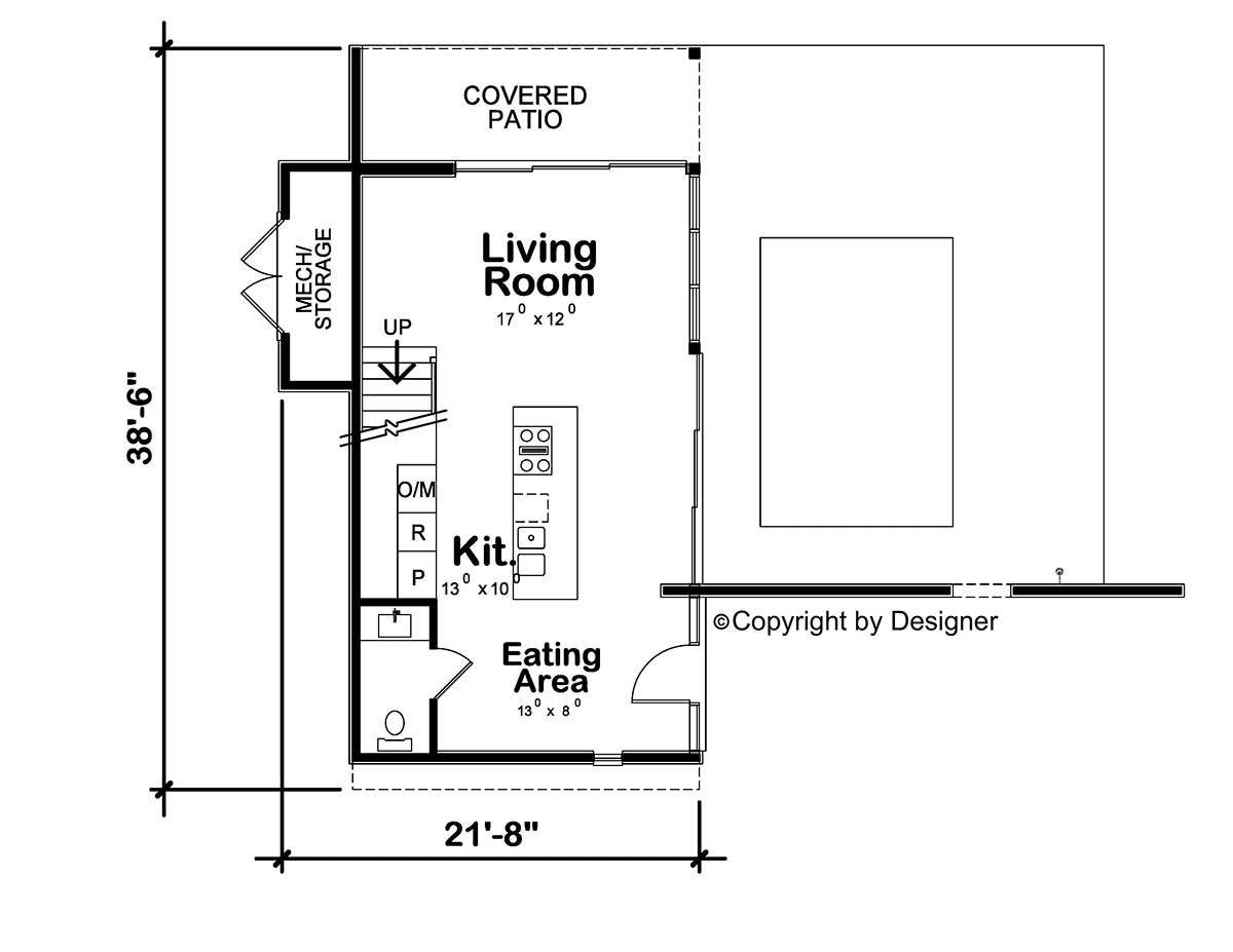 House Plan 81470 Level One