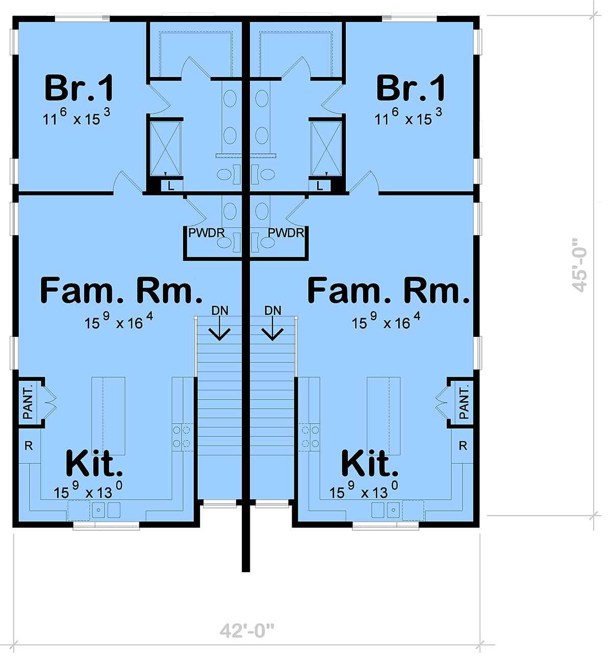 Multi-Family Plan 81495 Level Two