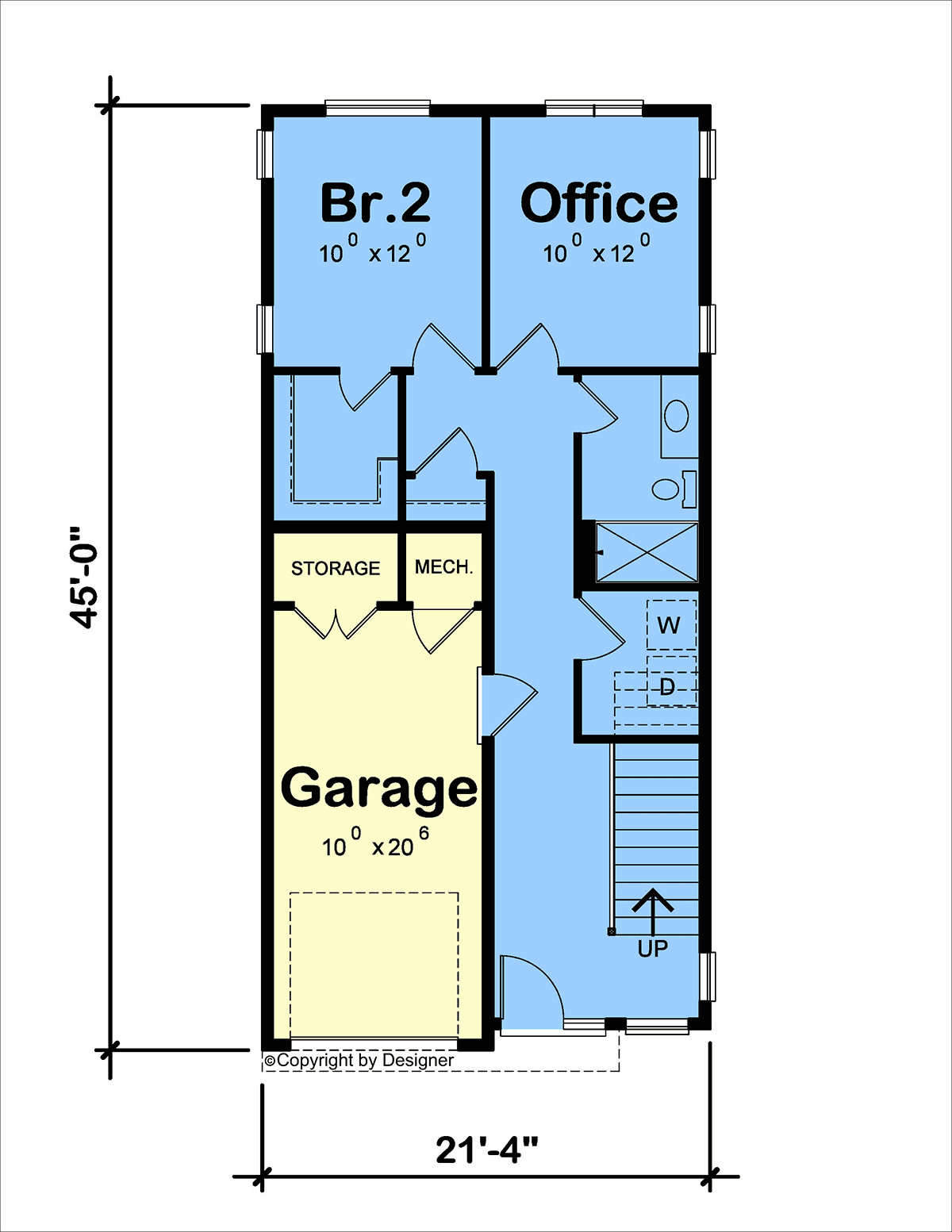 House Plan 81498 Level One