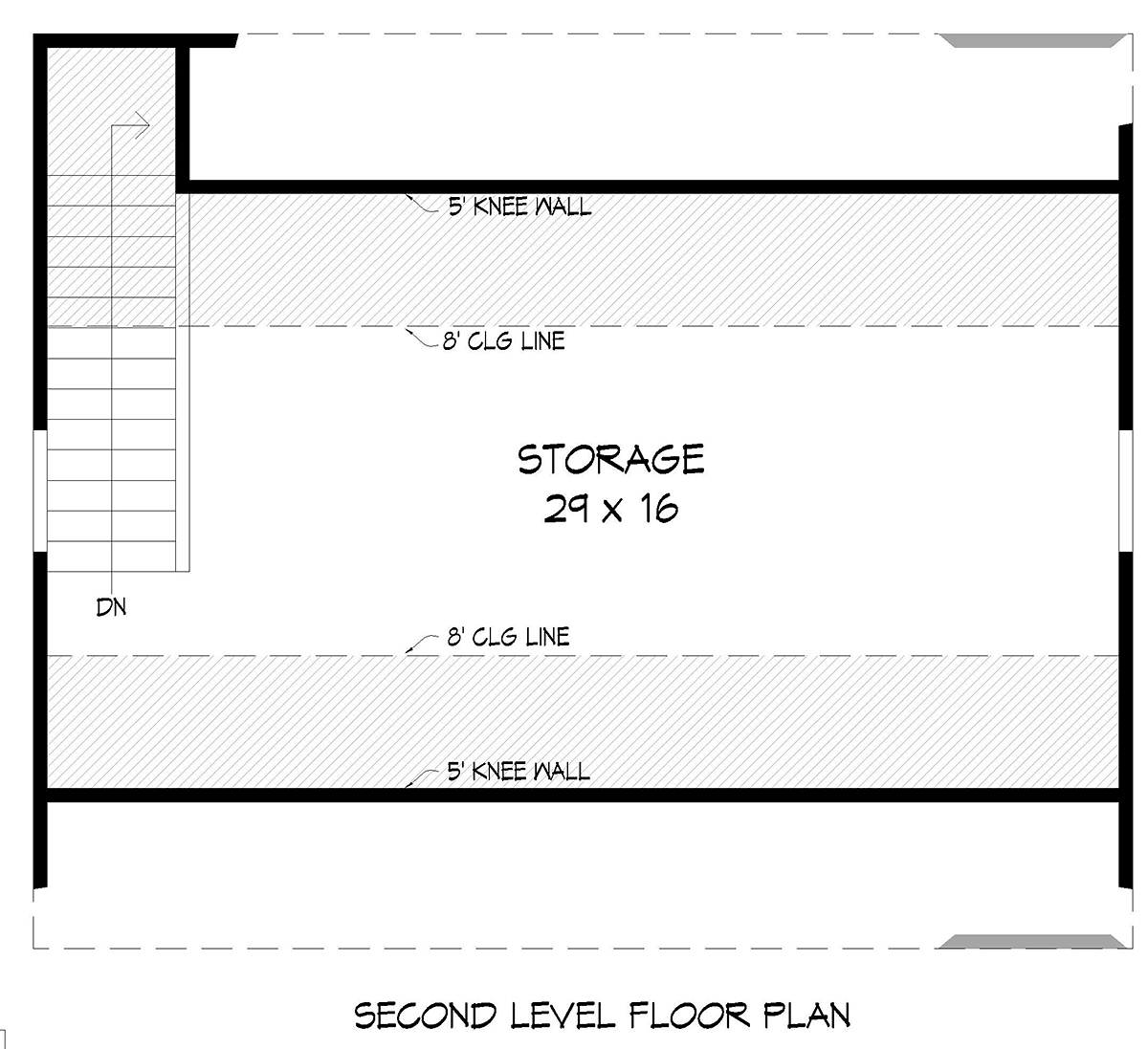 Garage Plan 81515 - 2 Car Garage Level Two