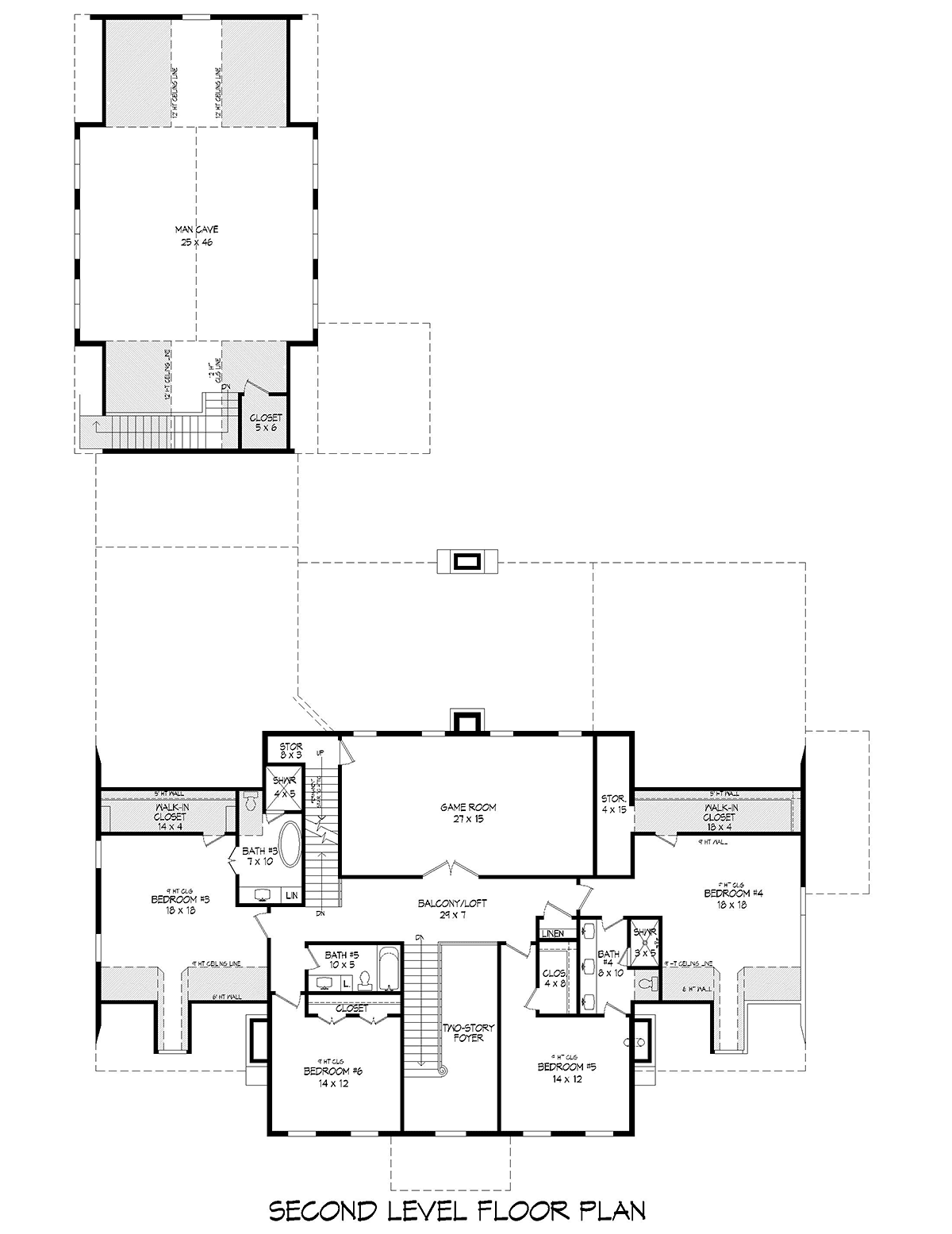House Plan 81519 Level Two