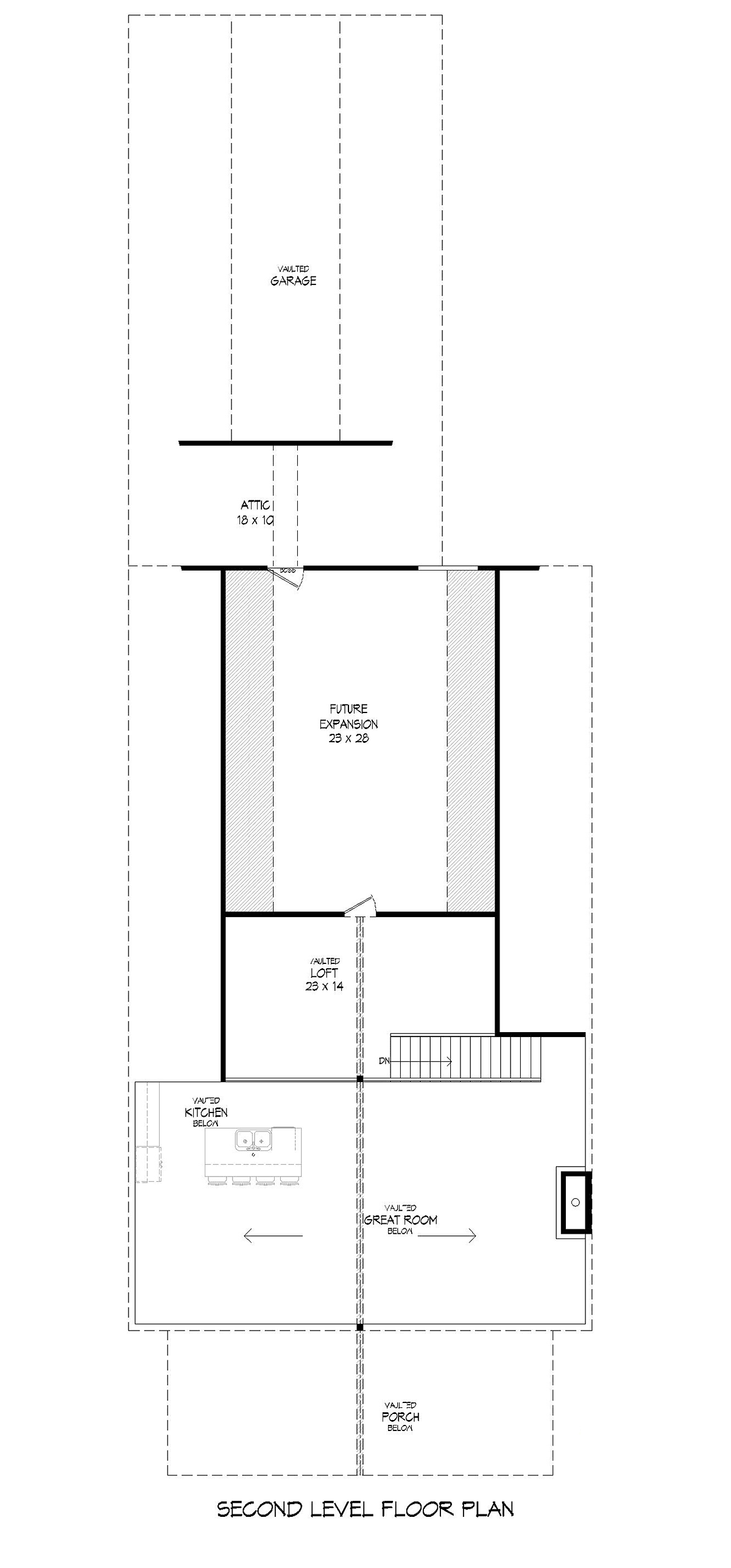 House Plan 81527 Level Two