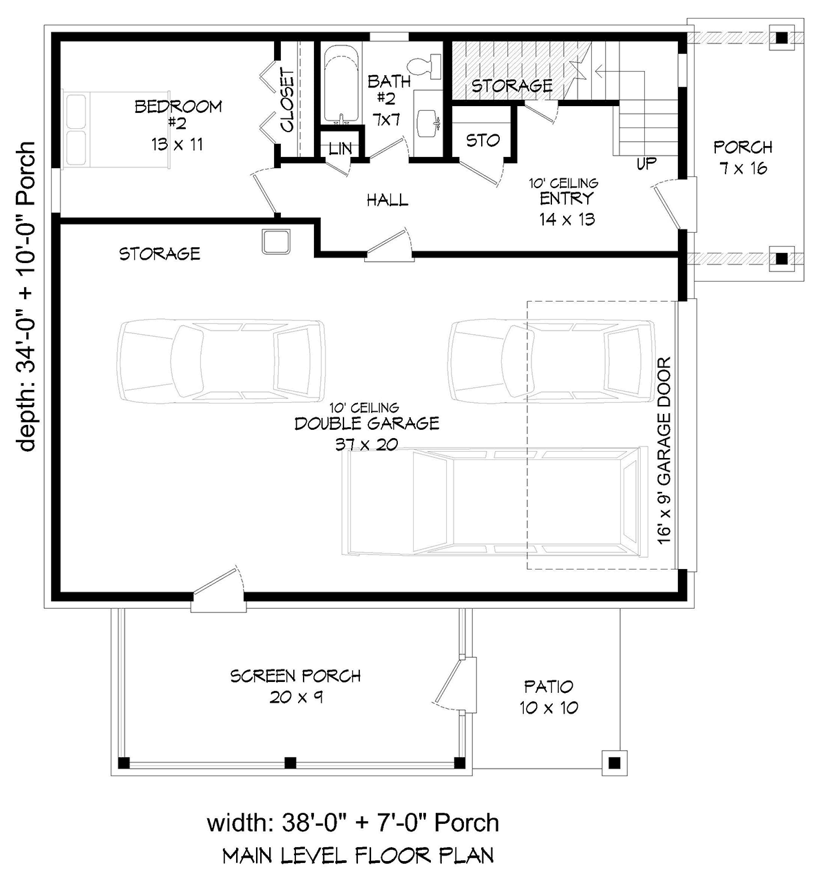 House Plan 81529 Level One