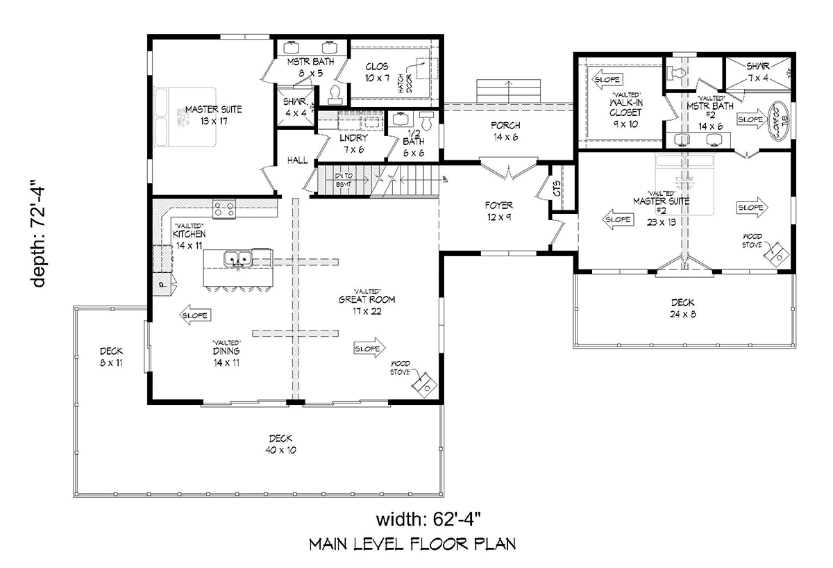 House Plan 81531 Level One