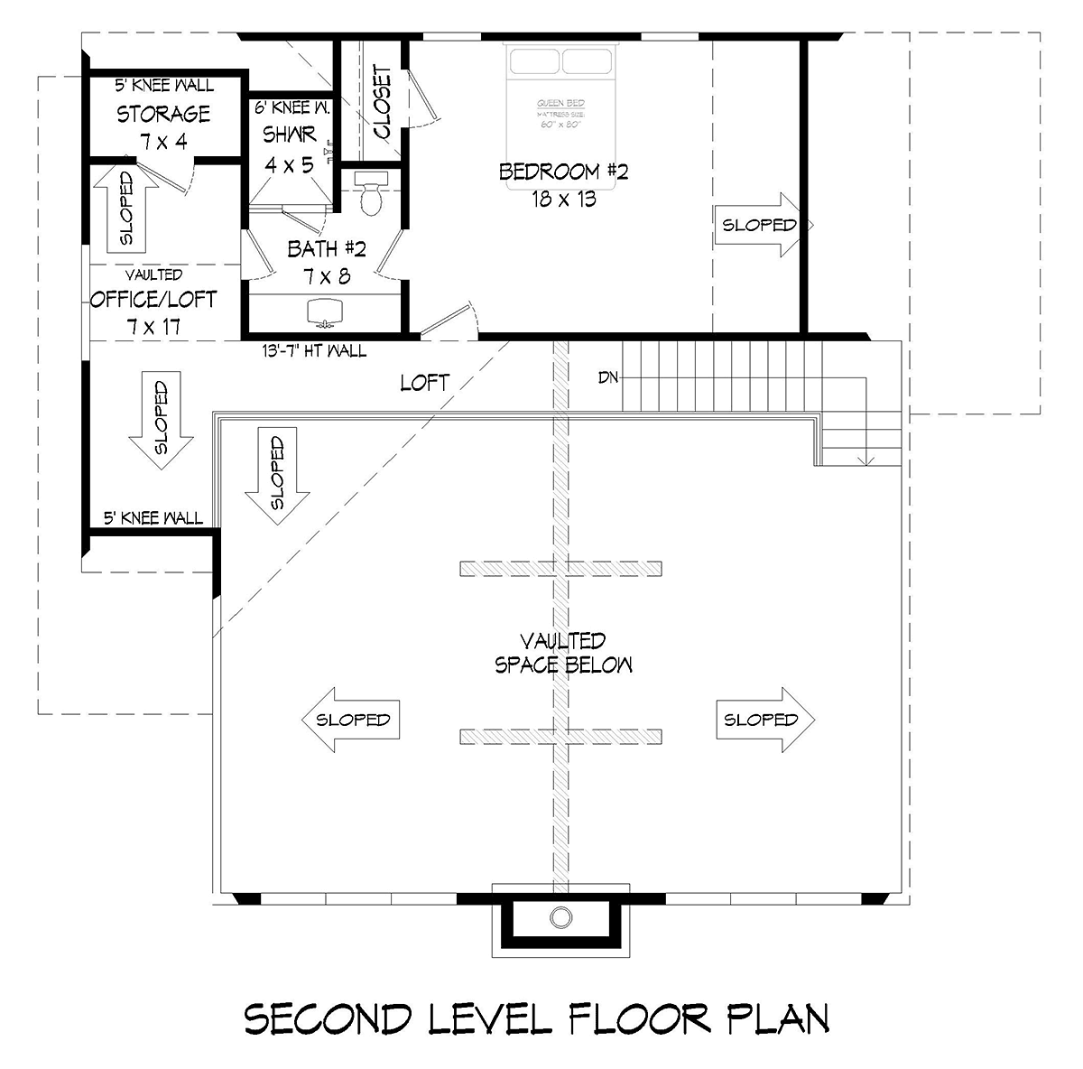 House Plan 81532 Level Two