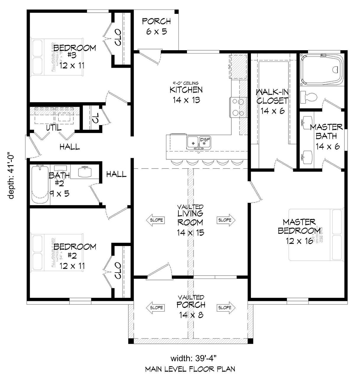 House Plan 81548 Level One