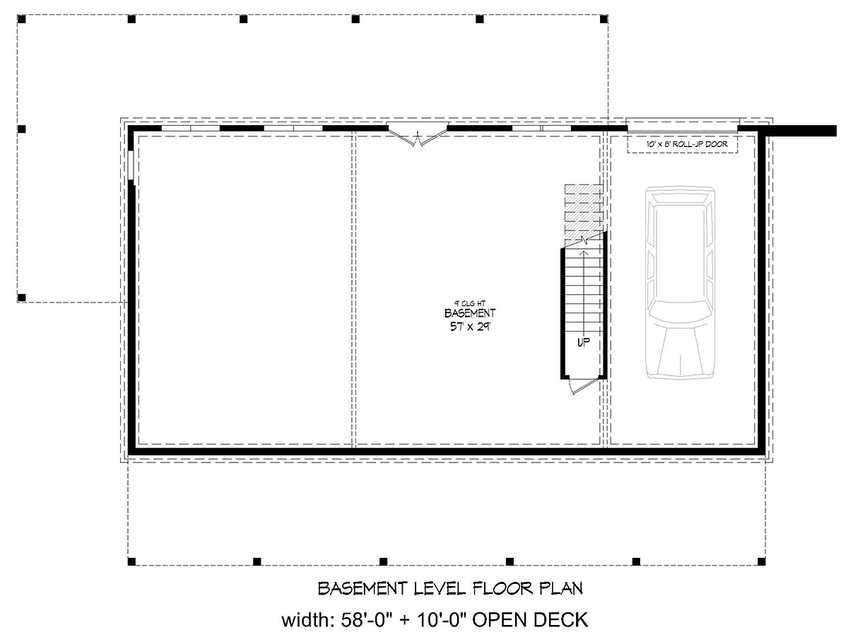 House Plan 81558 Lower Level
