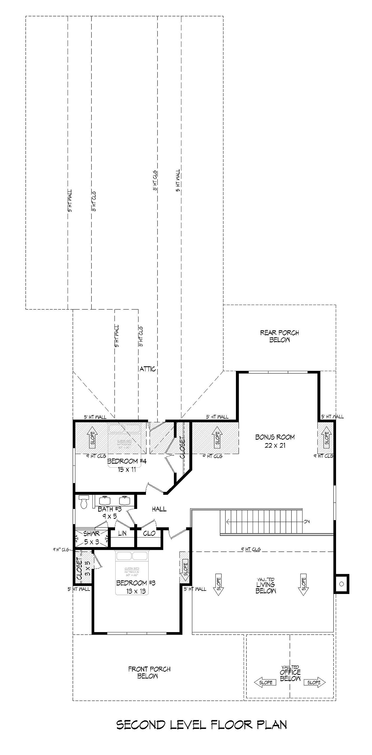 House Plan 81563 Level Two