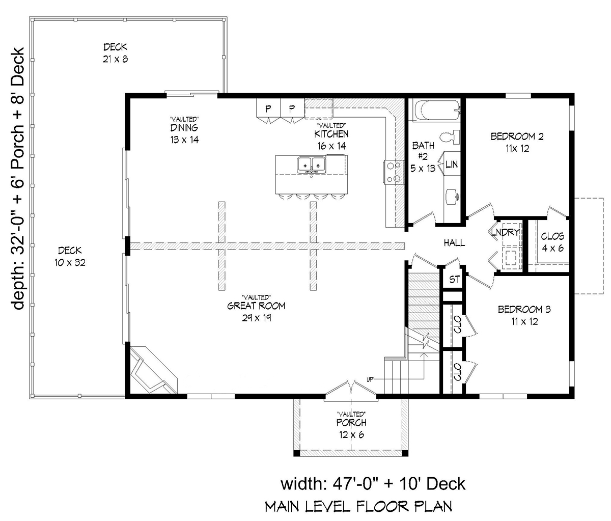 House Plan 81564 Level One