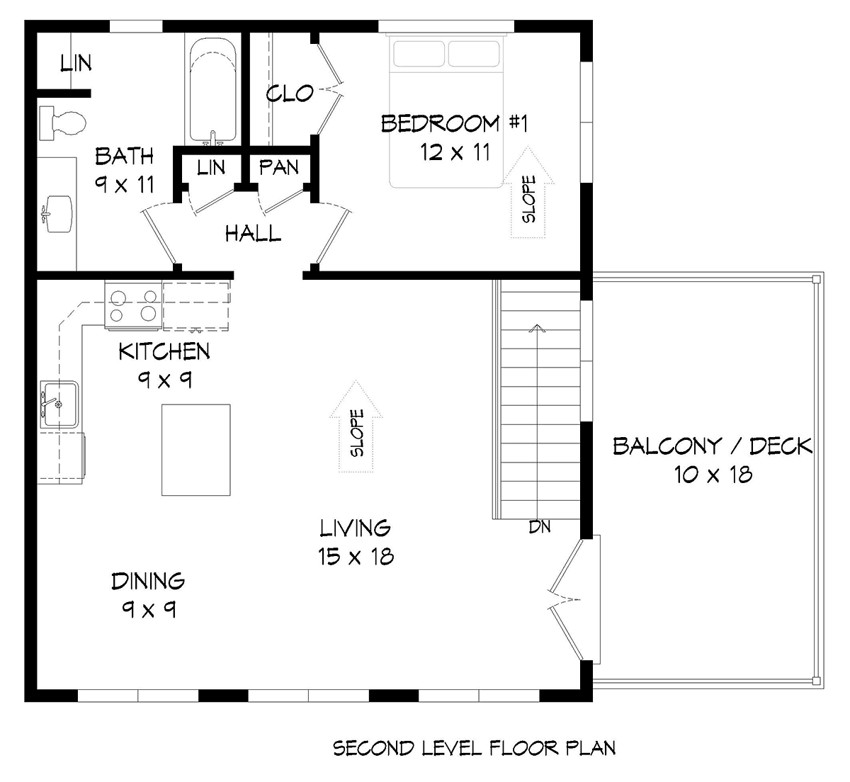 House Plan 81567 Level Two