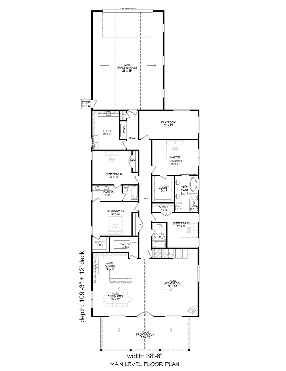 House Plan 81578 Level One