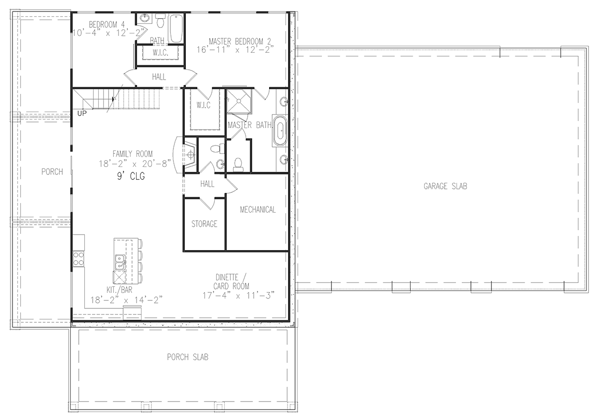 House Plan 81601 Lower Level