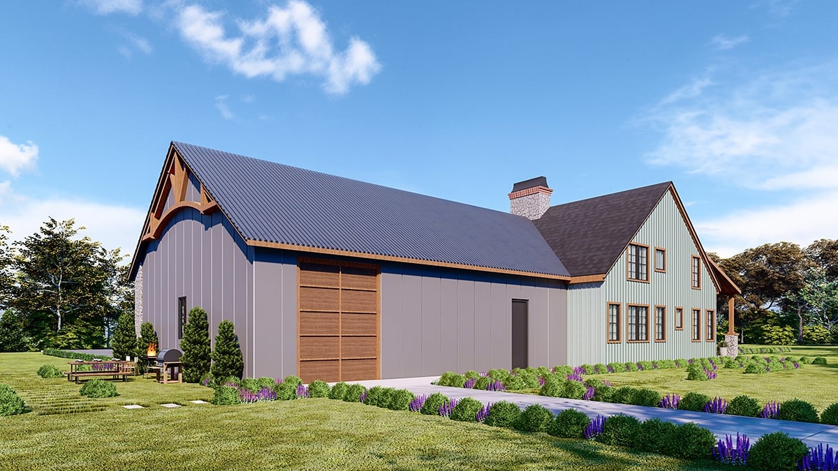 House Plan 81601 Rear Elevation