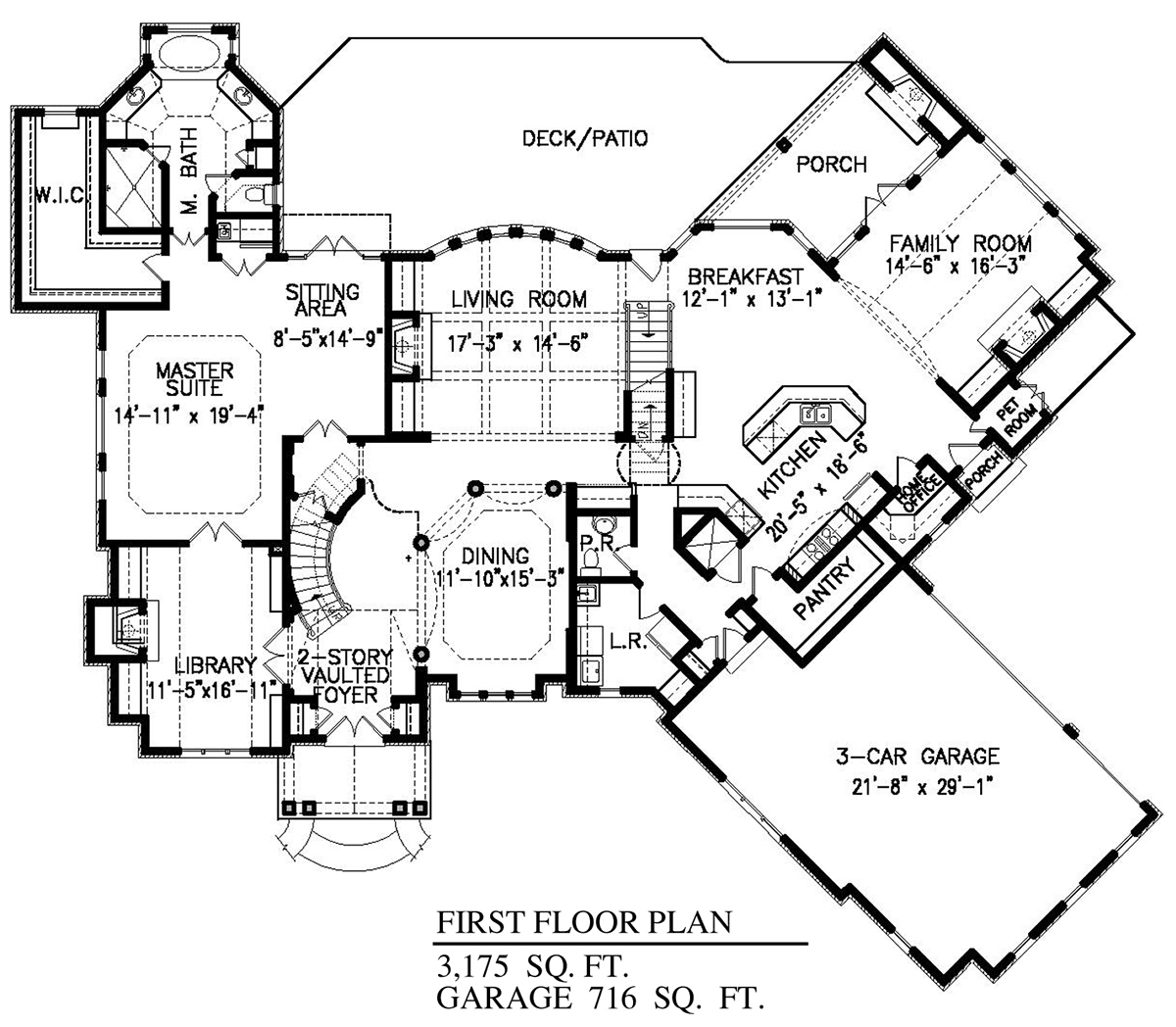 House Plan 81606 Level One