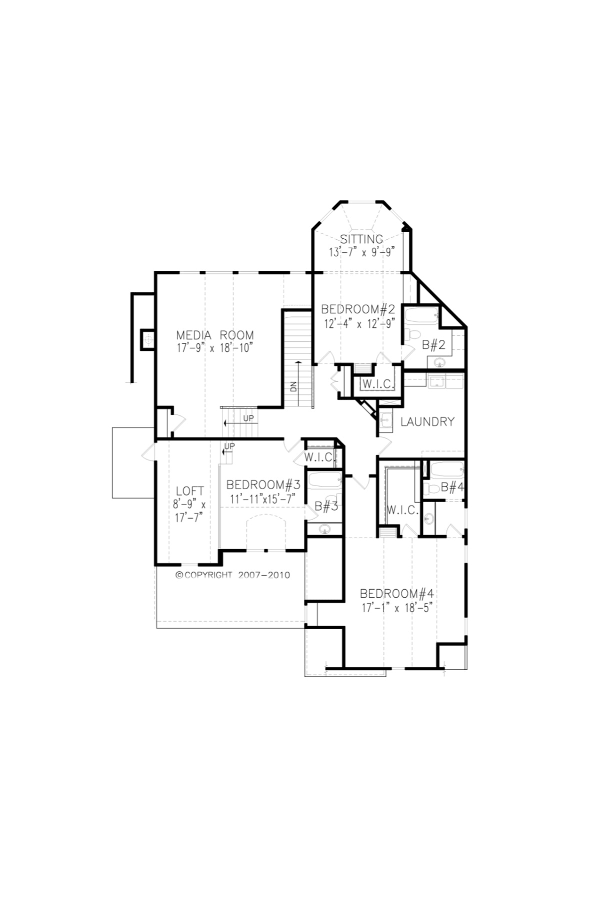 House Plan 81608 Level Two