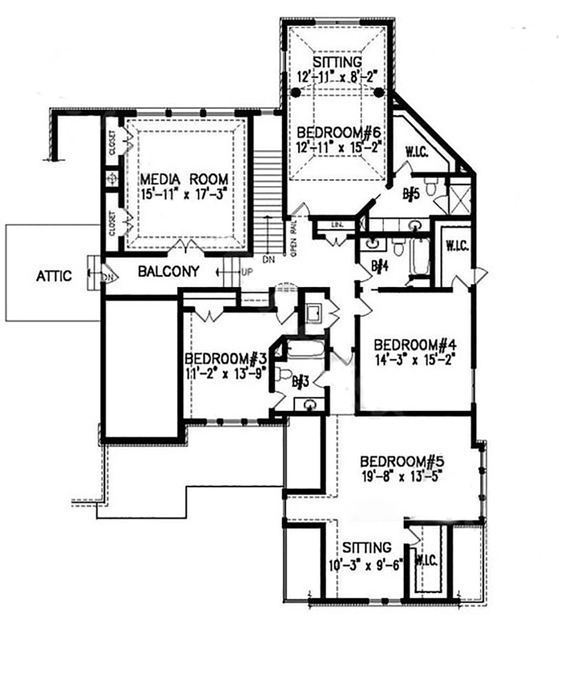 House Plan 81633 Level Two
