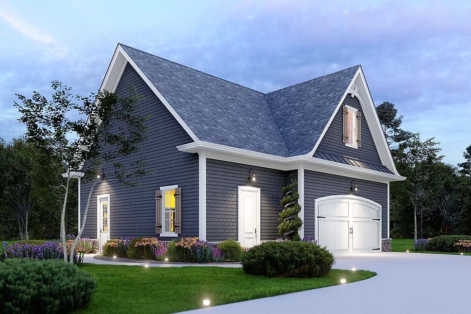 Cottage, Craftsman, Farmhouse Plan, 2 Car Garage Picture 5