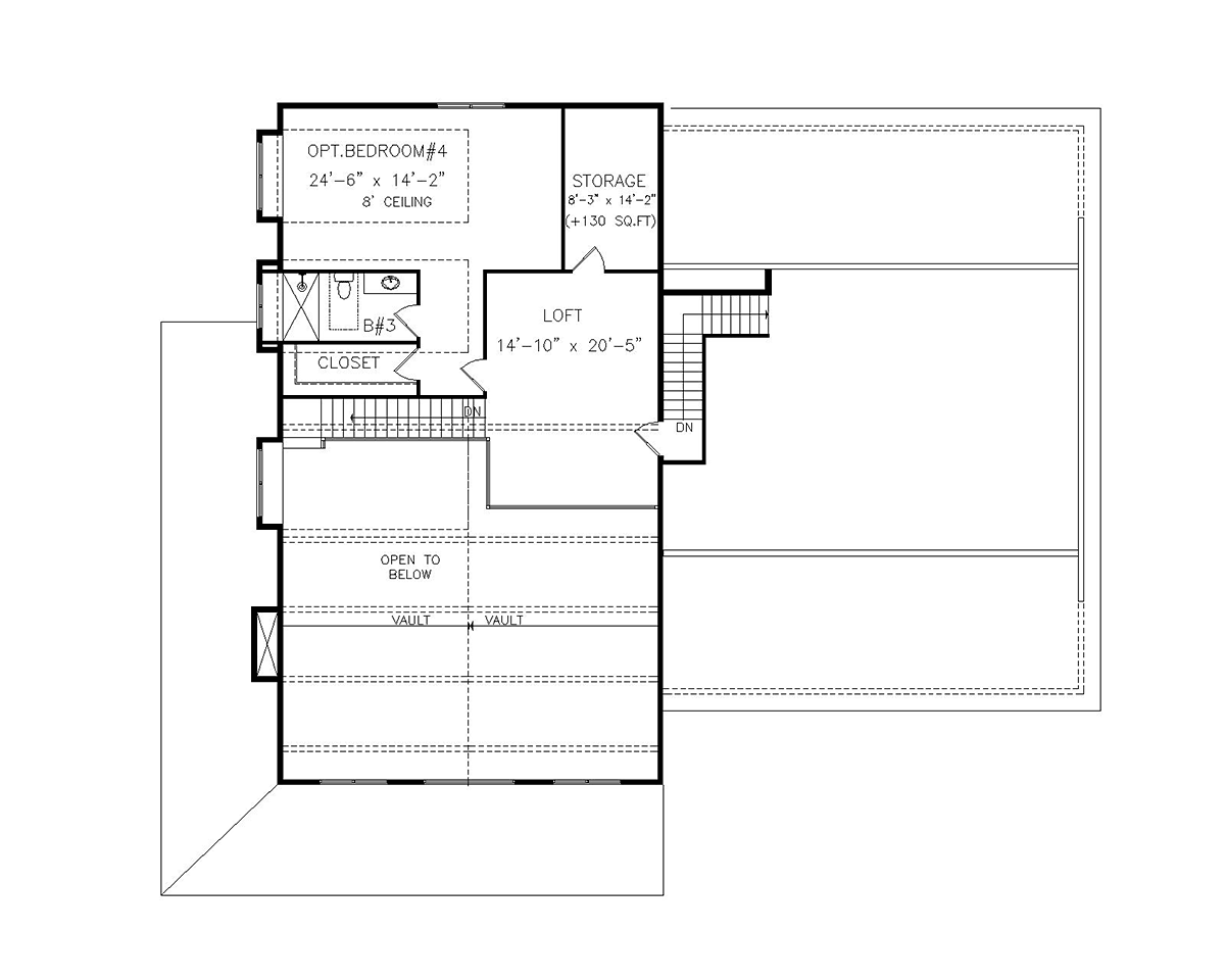 House Plan 81639 Level Two